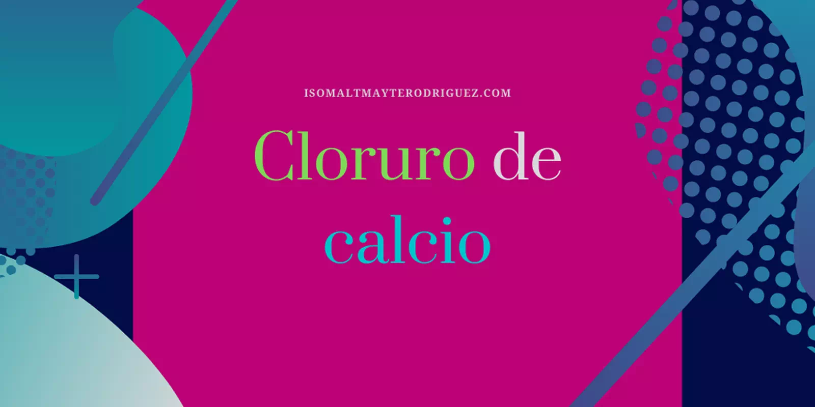 Cloruro de calcio, cómo usarlo con el caramelo