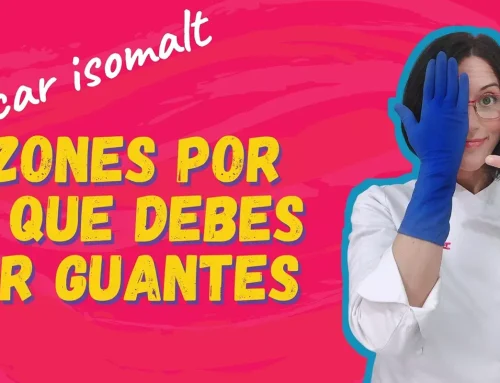 Guantes para el trabajo con caramelo e Isomalt