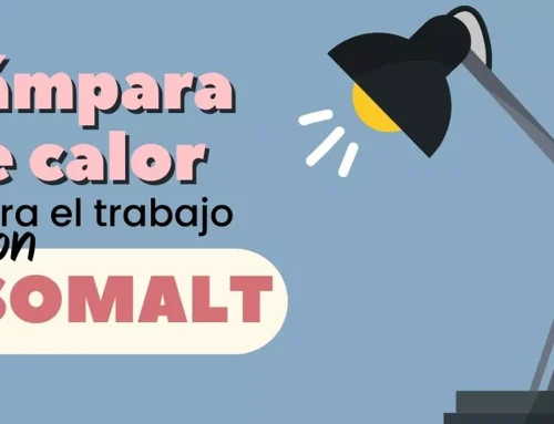 Lámpara de calor para trabajar con Isomalt