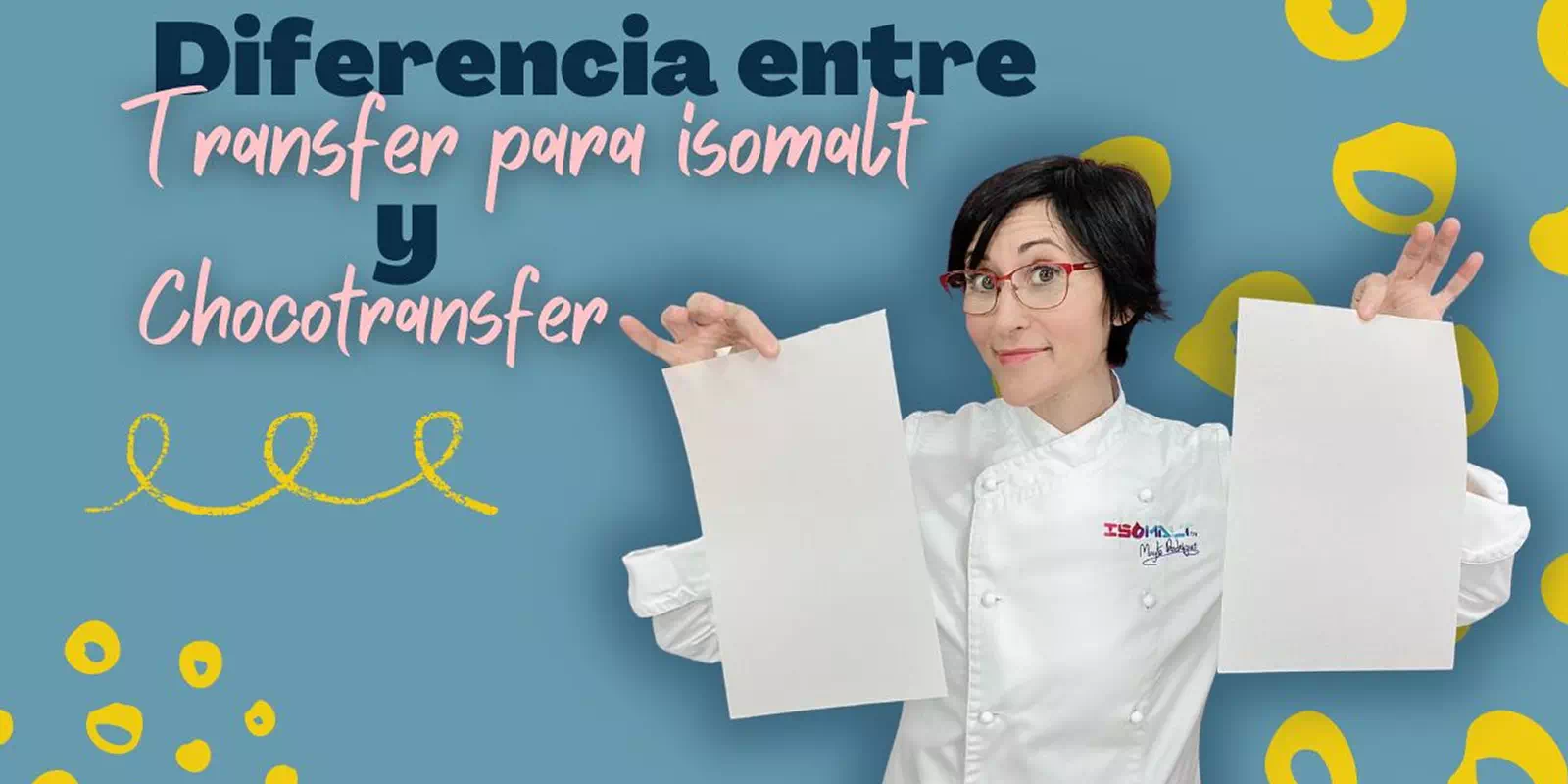 Diferencia entre transfer para Isomalt y chocotransfer