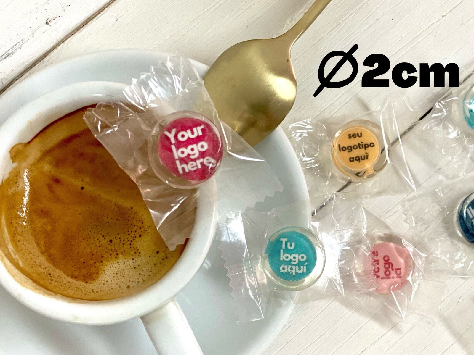 Candy little logo personalizado sin azúcar