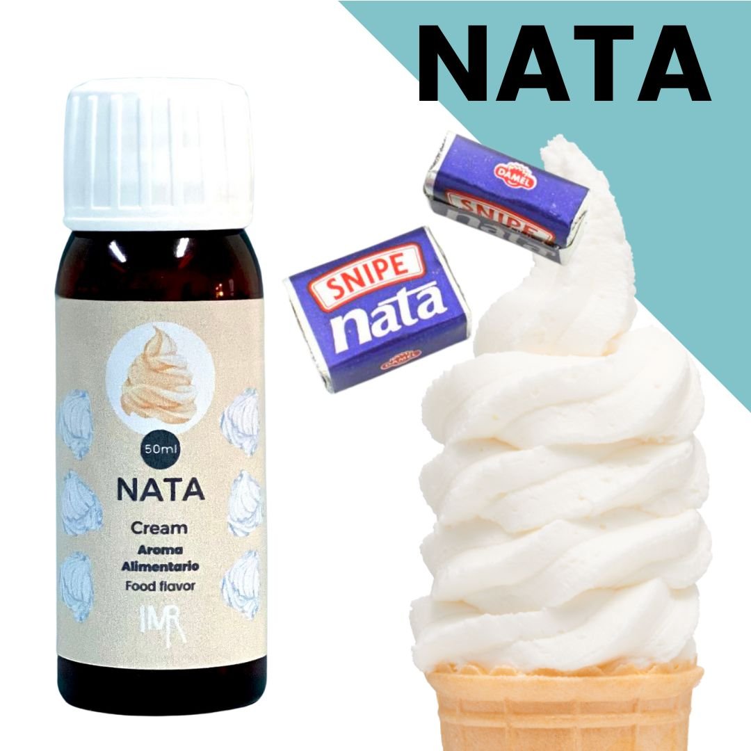 Aroma alimentario sabor nata