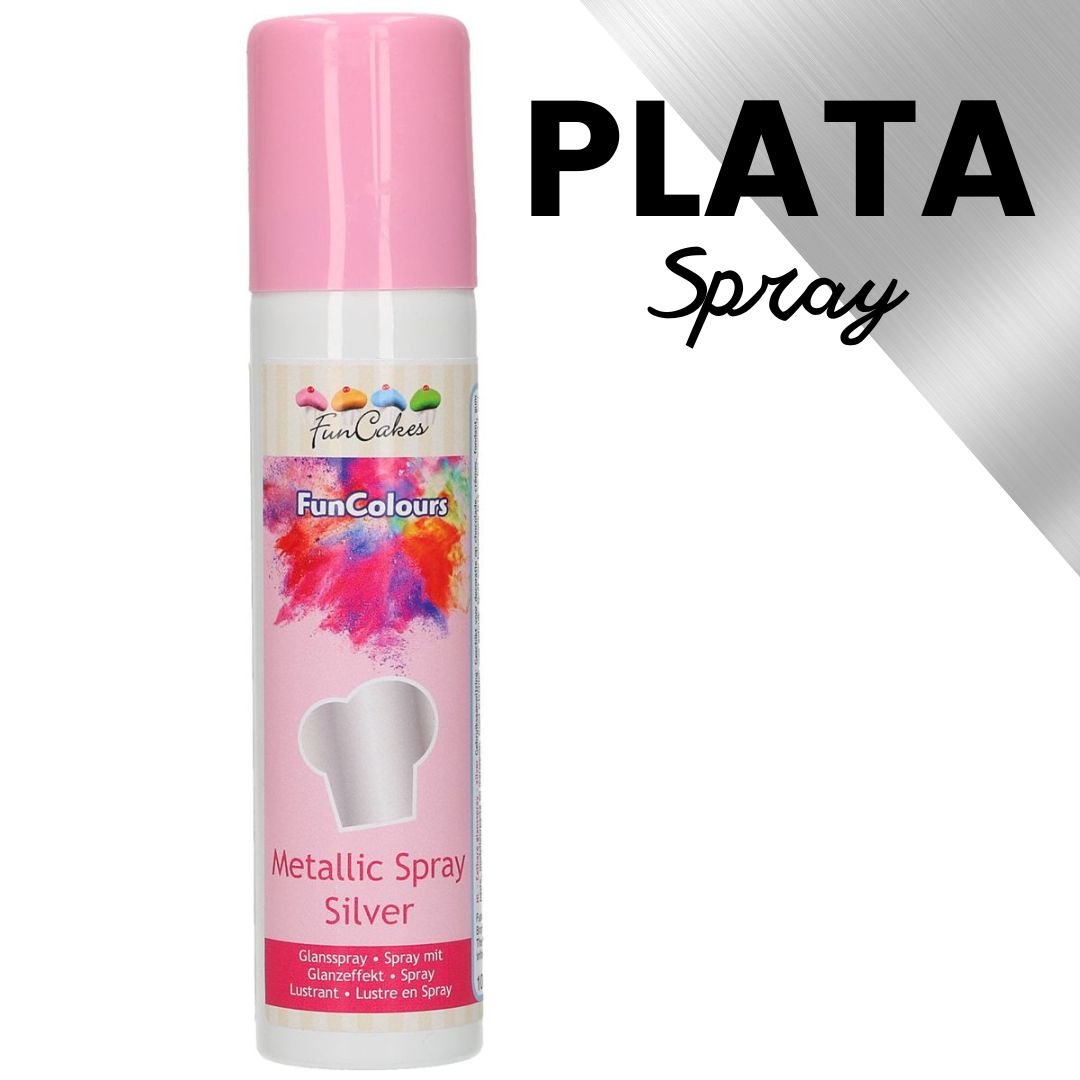 Colorante spray plata