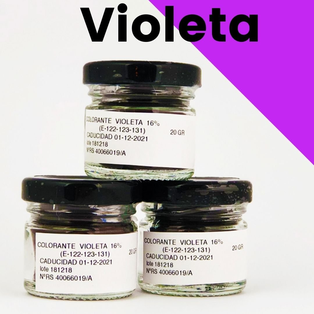 Colrante alimentario violeta