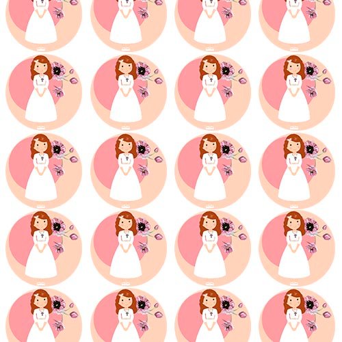 Impresión comestible comunión niña