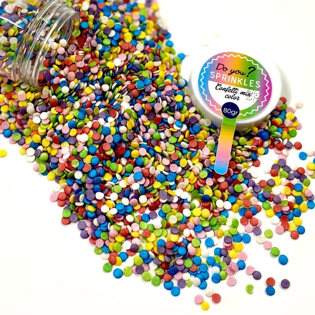 Confetti de azúcar mix color