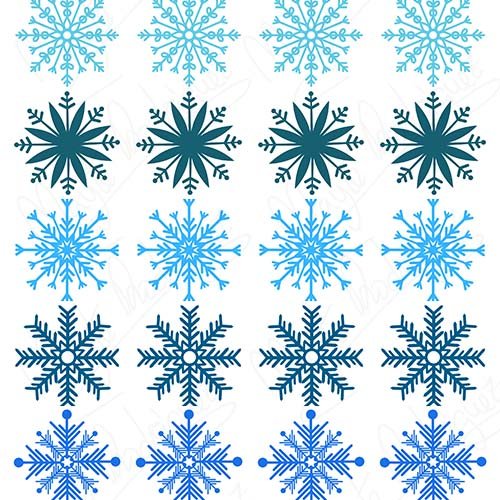 Impresiones copo de nieve