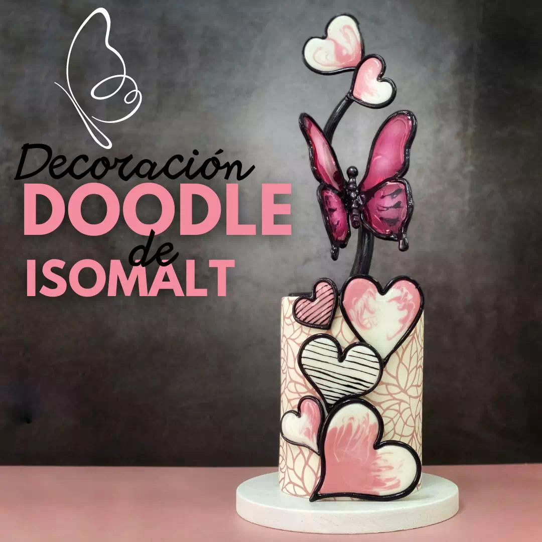 Decoraciones Doodle con Isomalt