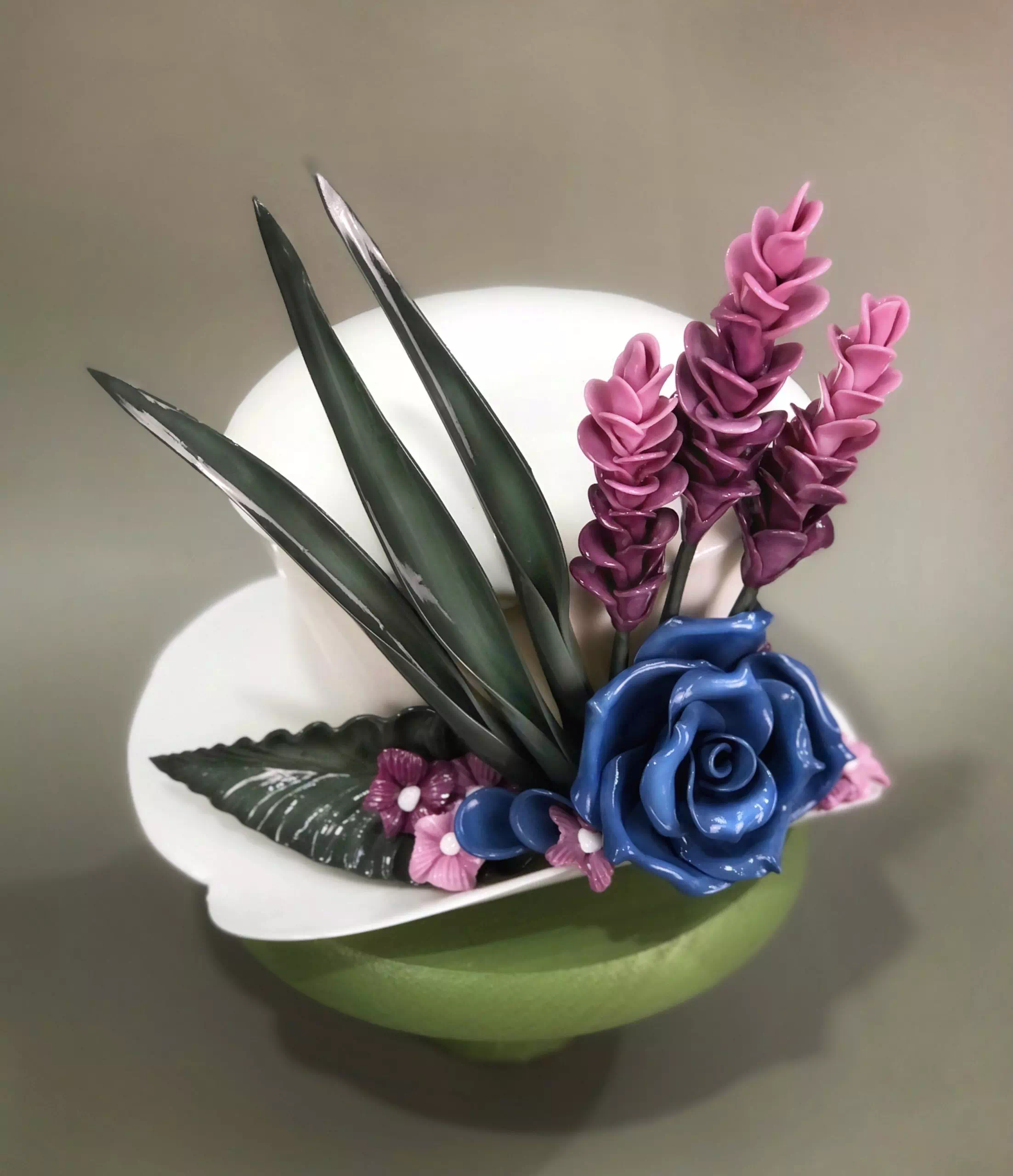 Curso online Sombrero en 3D y Bouquet floral
