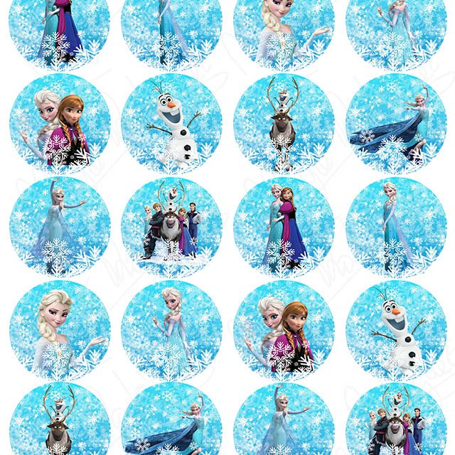Impresiones comestibles Frozen