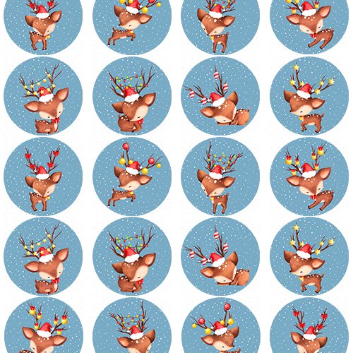 Impresión comestible baby reno