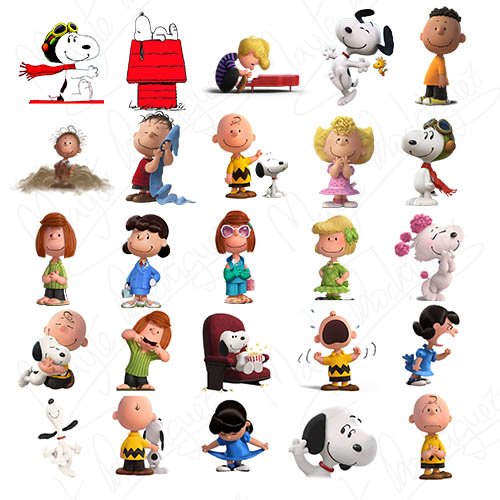Personajes Peanuts movie
