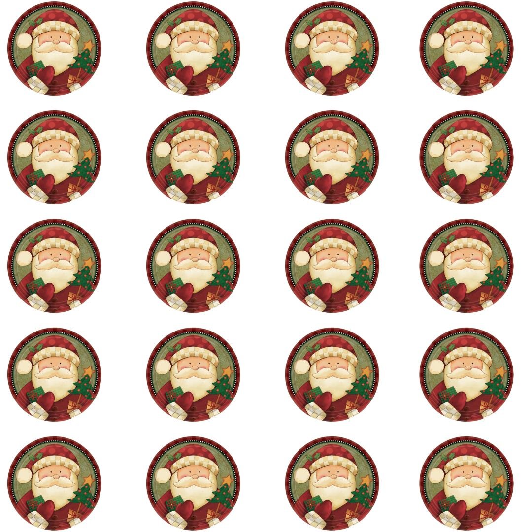 Impresión comestible Santa Claus