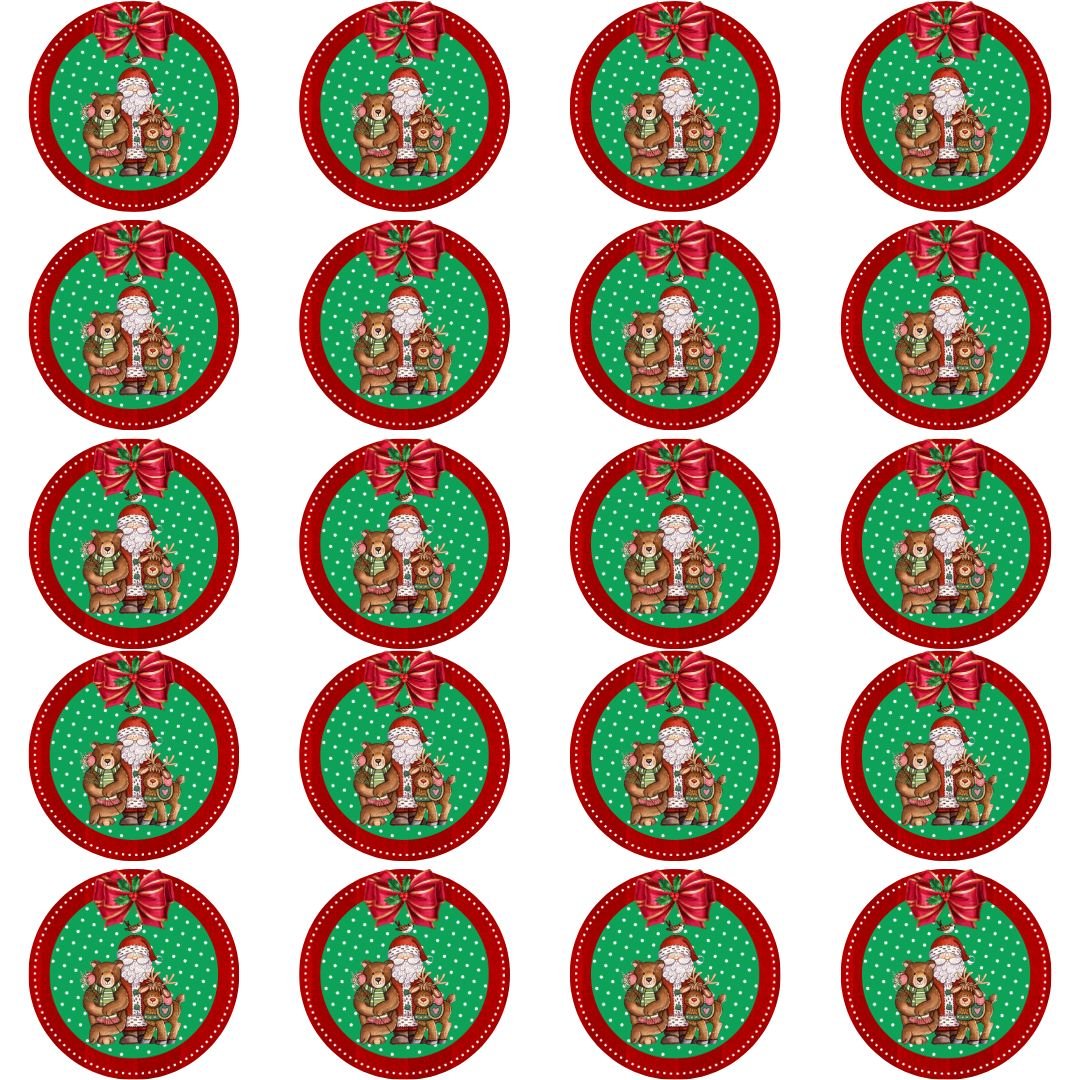 Impresión comestible Navidad Feliz