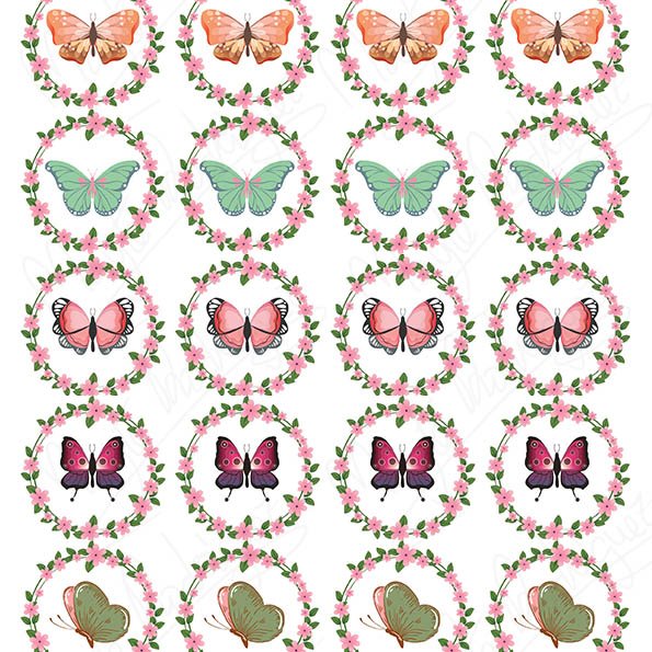 Impresiones mariposas vintage