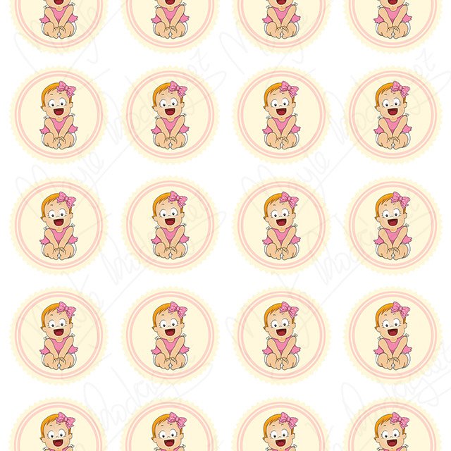 Impresiones Bautizo niña rubia