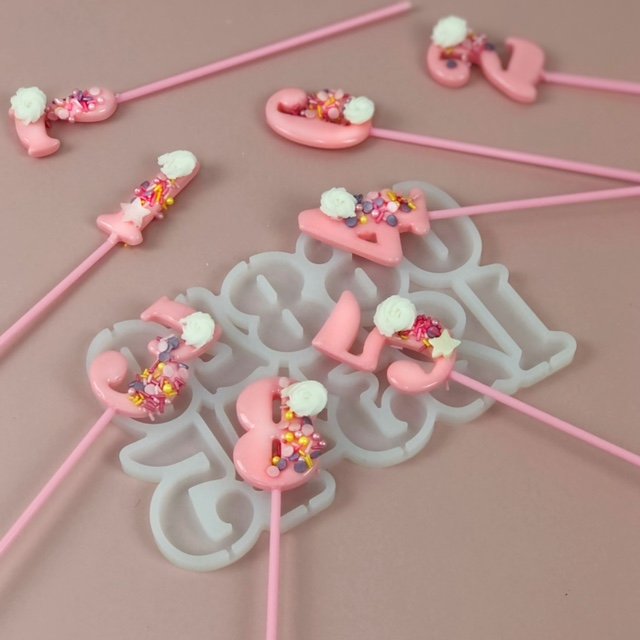 Molde de silicona números - Imagen 2