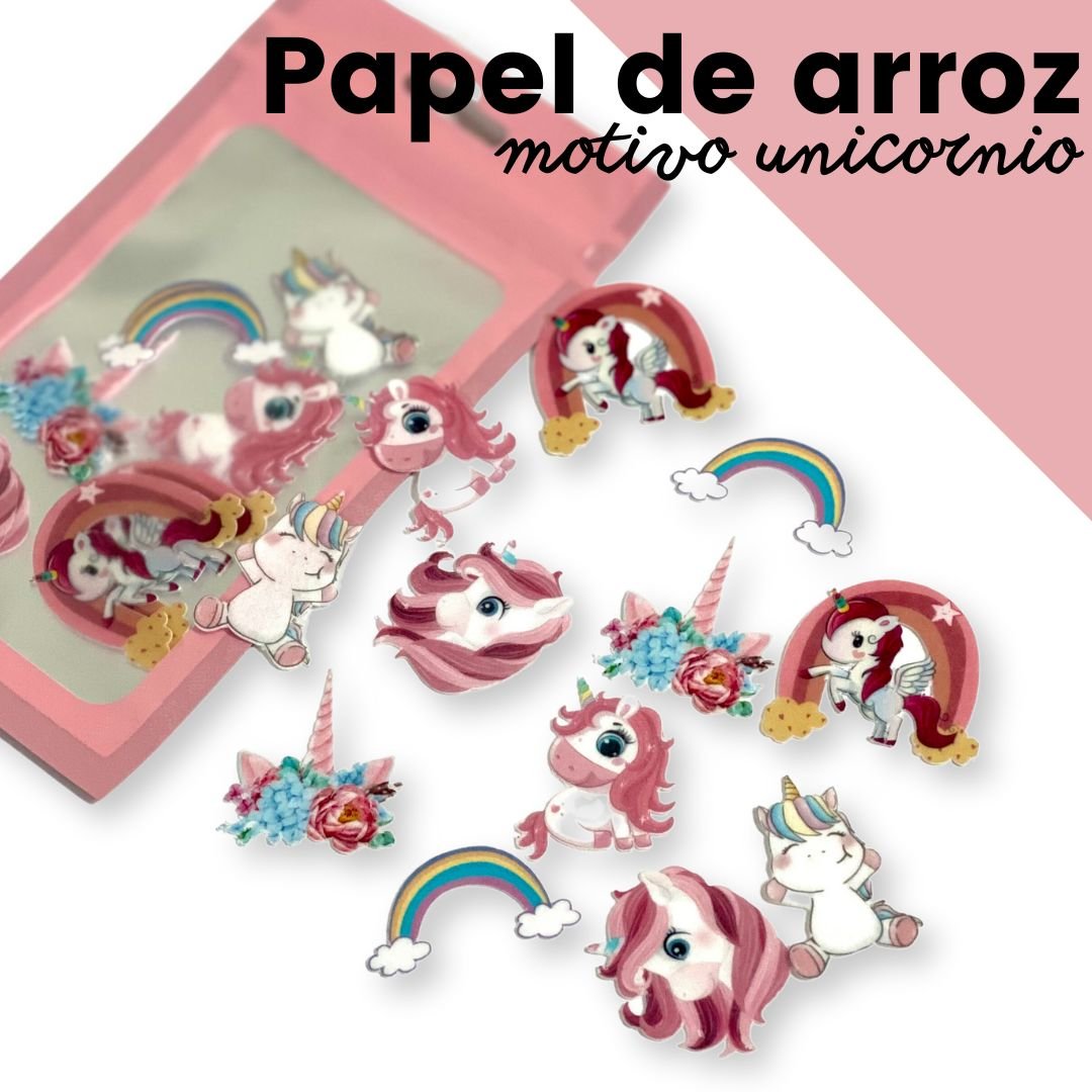 Motivos unicornio de oblea