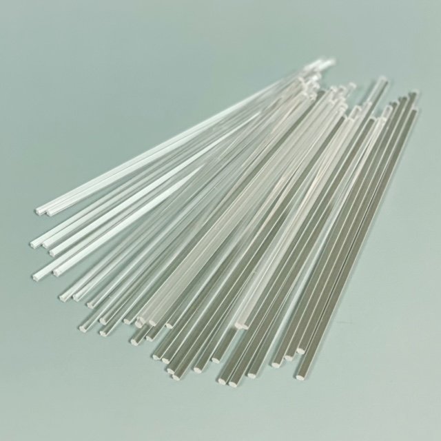 Palitos piruletas acrílico transparente