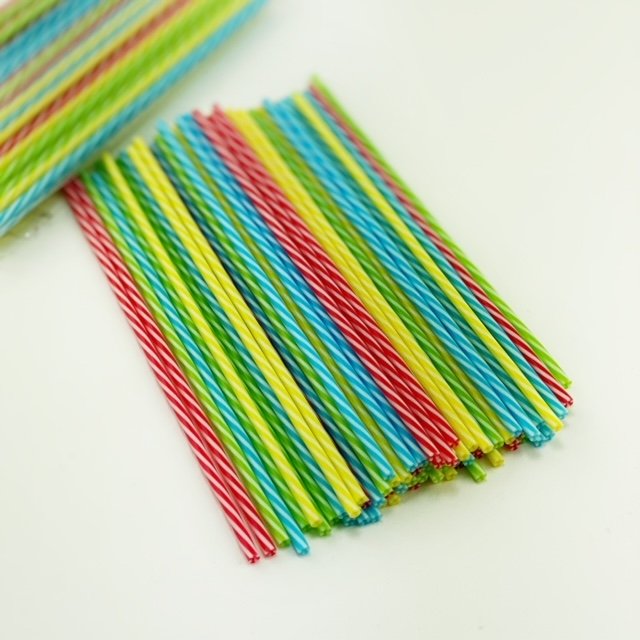 Palitos piruletas polipropileno multicolor rayas