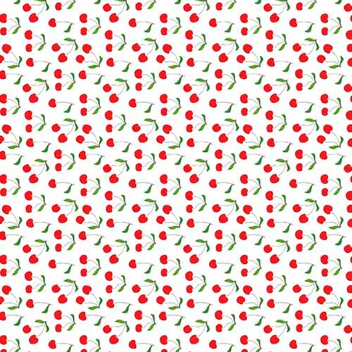 Impresión comestible cerezas