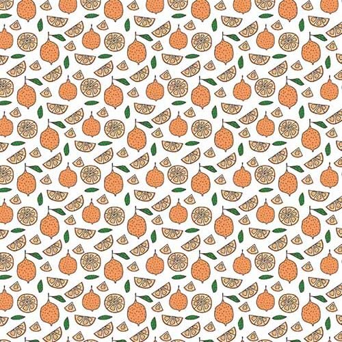 Impresión comestible naranja