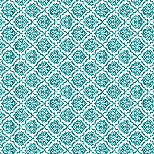 Impresión comestible arabesco azul