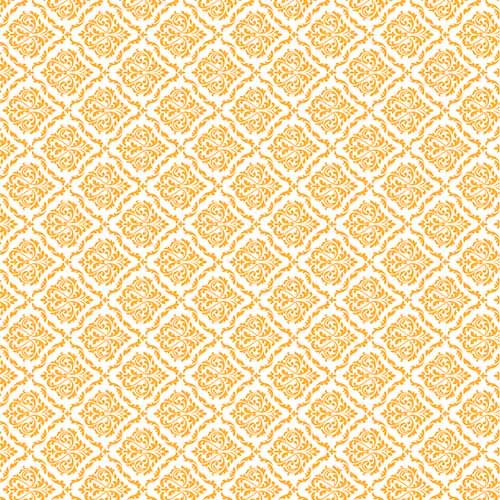 Impresión comestible arabesco mostaza