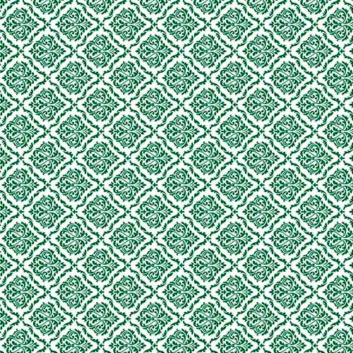 Impresión comestible arabesco verde