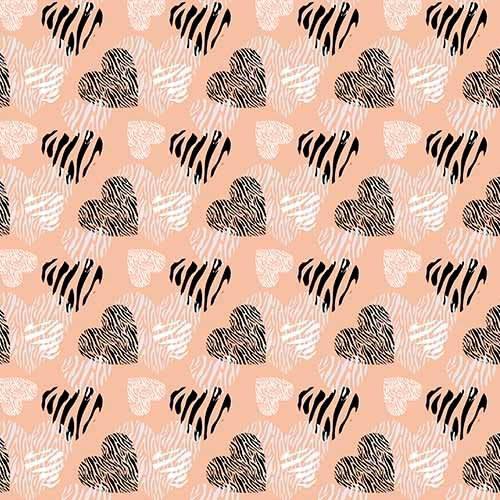 Impresión comestible Corazones salvajes