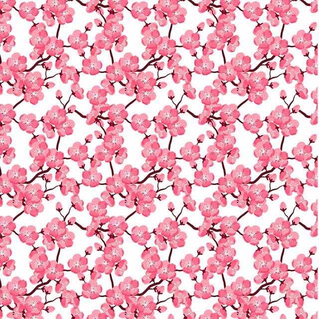 Impresión comestible Flor japonesa