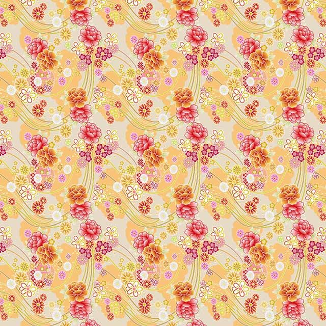 Impresión comestible Floral japonés