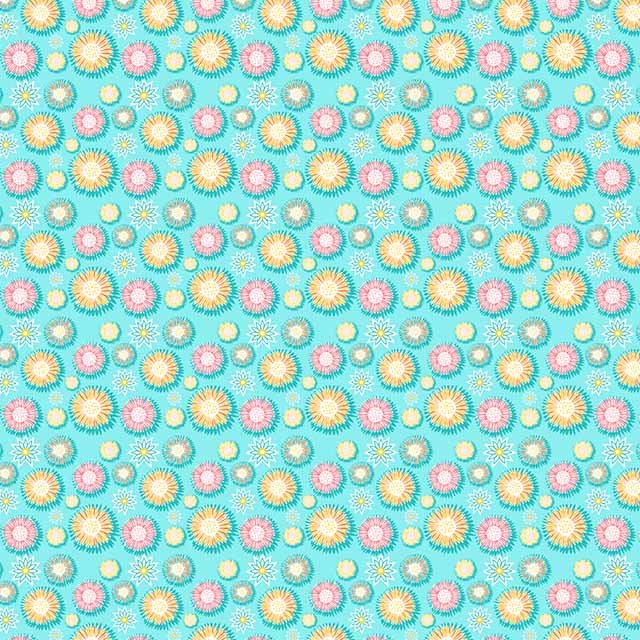 Impresión comestible Flores de verano