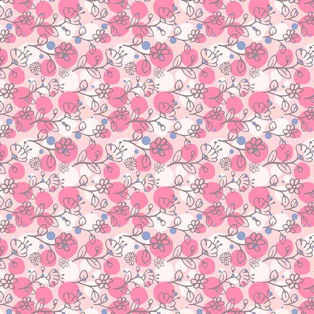 Impresión comestible Flores y manchas