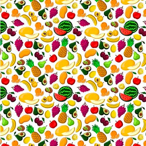 Impresión comestible multifrutas