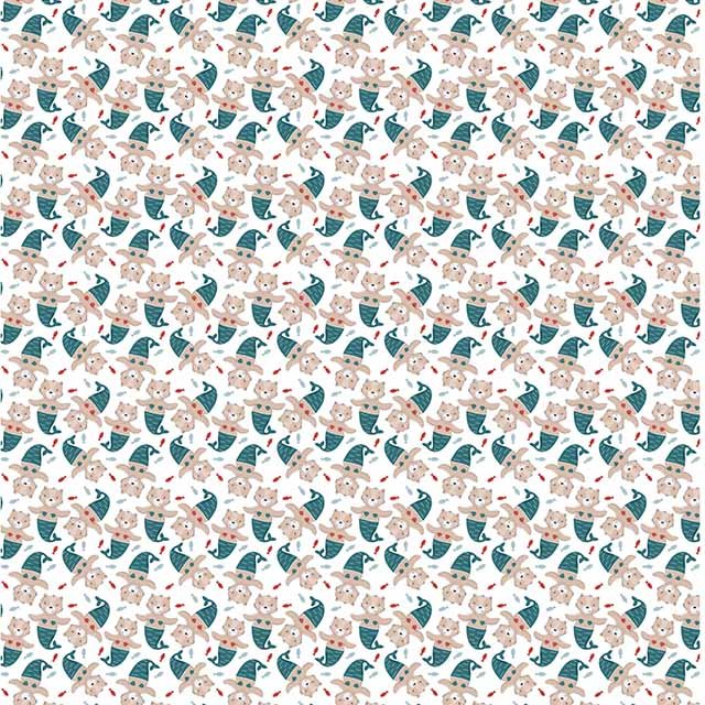 Impresión comestible Gatitas sirena