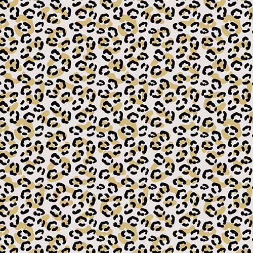 Impresión comestible leopardo manchas marrón y negra