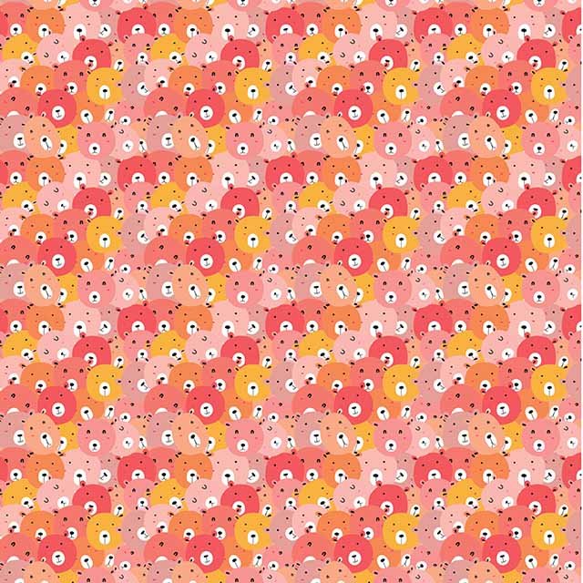 Impresión comestible Ositos colores