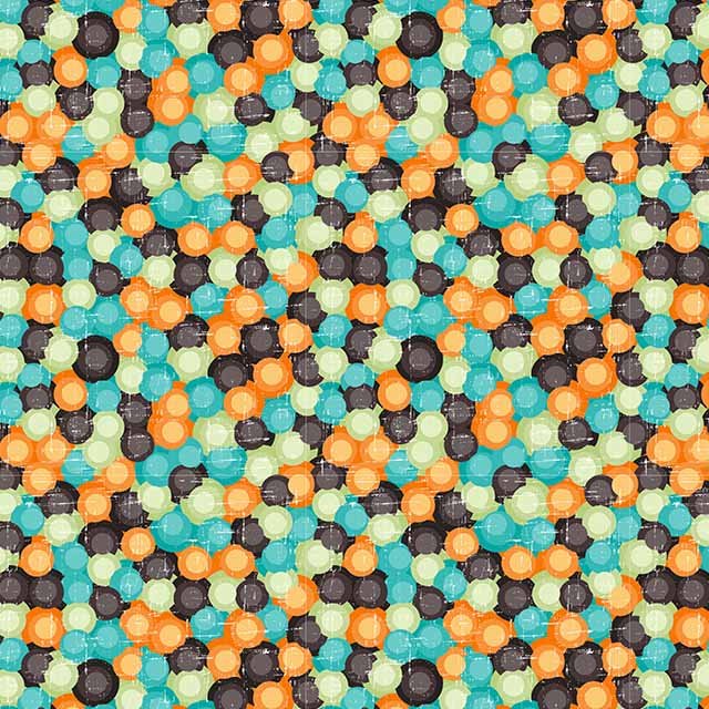 Impresión comestible Retro círculos