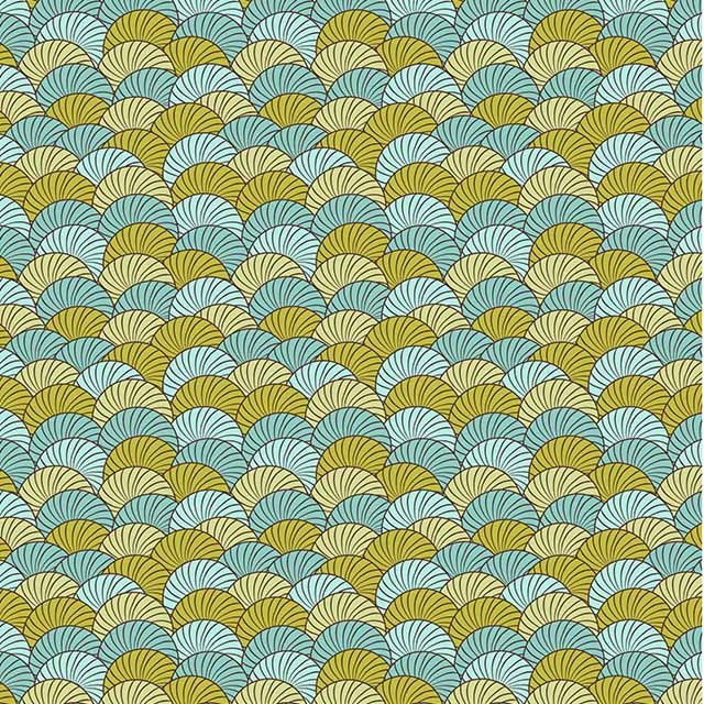 Impresión comestible Retro conchas