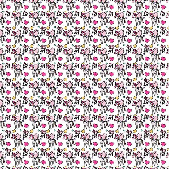 Impresión comestible unicornios