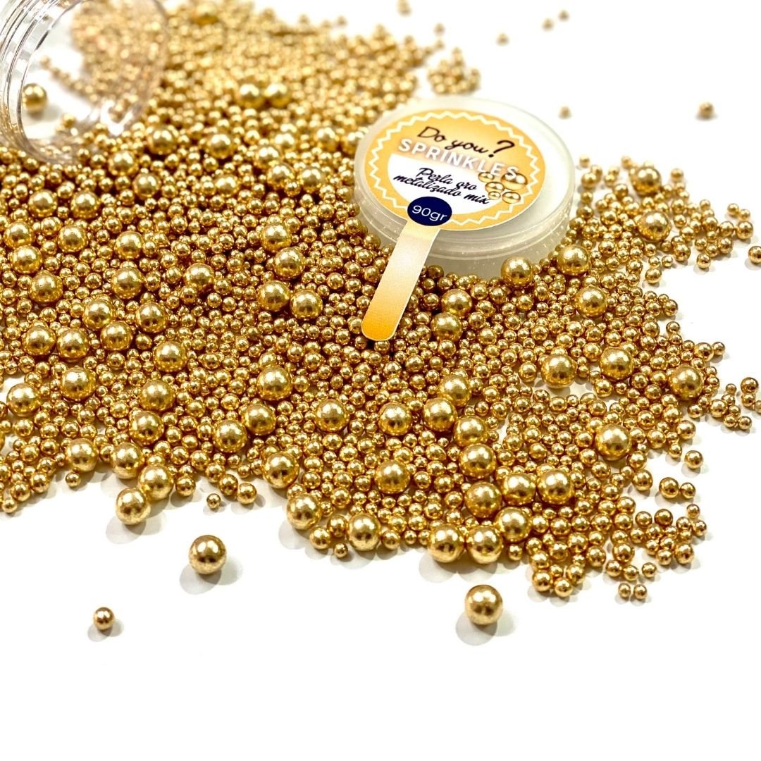 Perla oro metalizado mix - Imagen 3