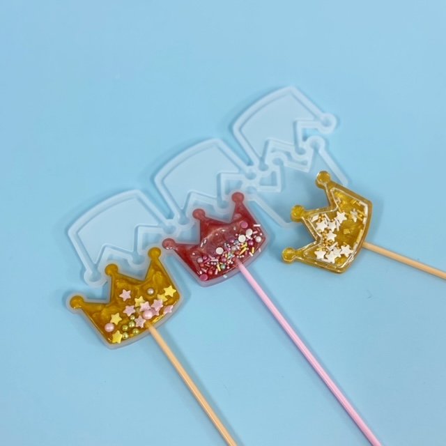 Molde de silicona efecto sonajero corona - Imagen 6