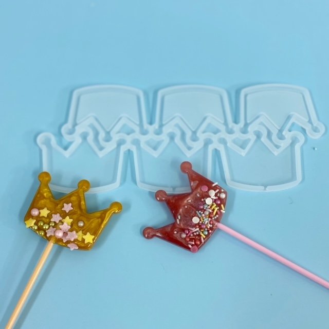 Molde de silicona efecto sonajero corona - Imagen 5