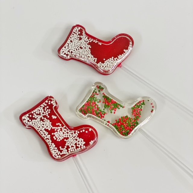 Molde silicona efecto sonajero bota Navidad - Imagen 5