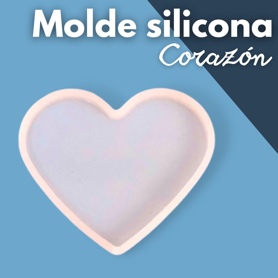Molde de silicona forma corazón