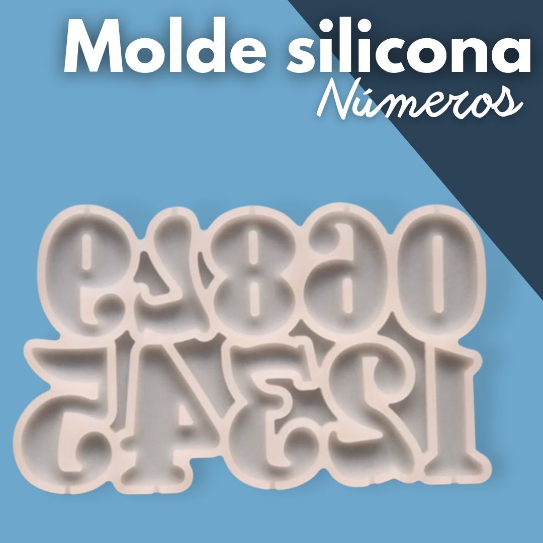 Molde de silicona números