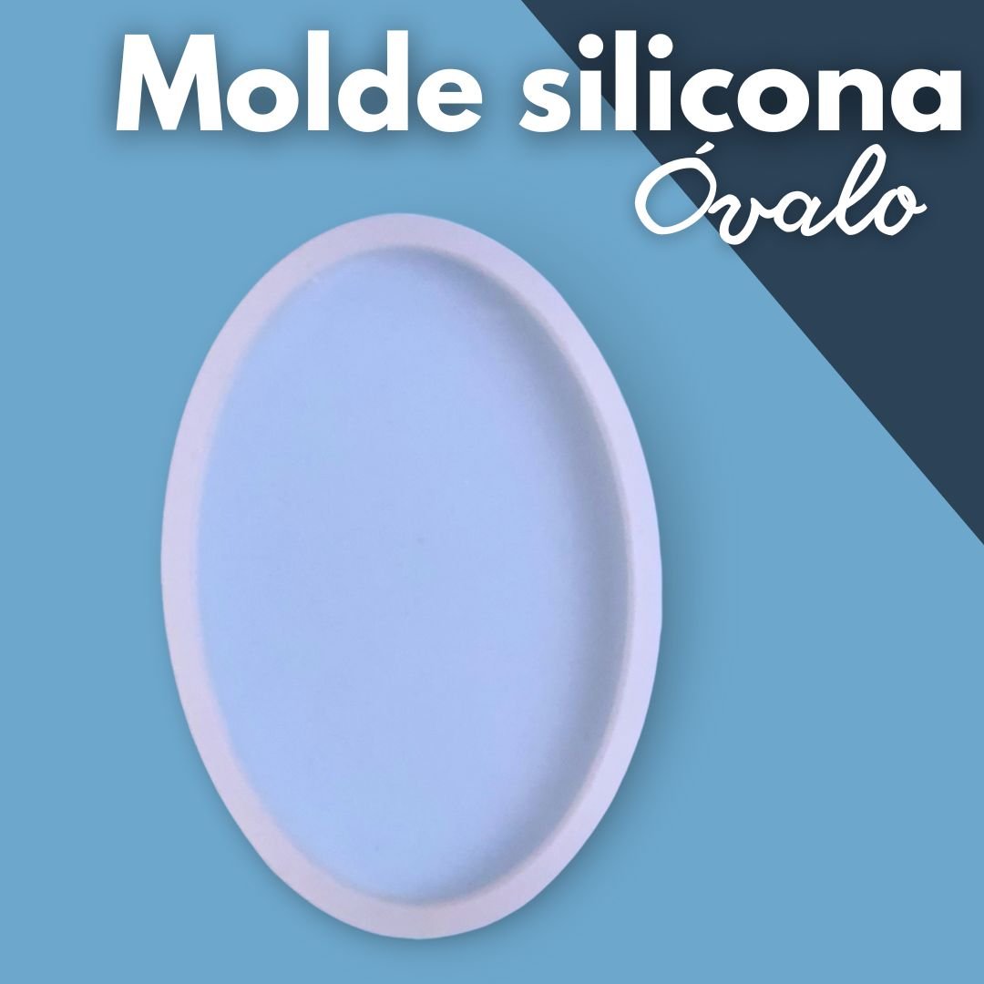 Molde de silicona forma óvalo