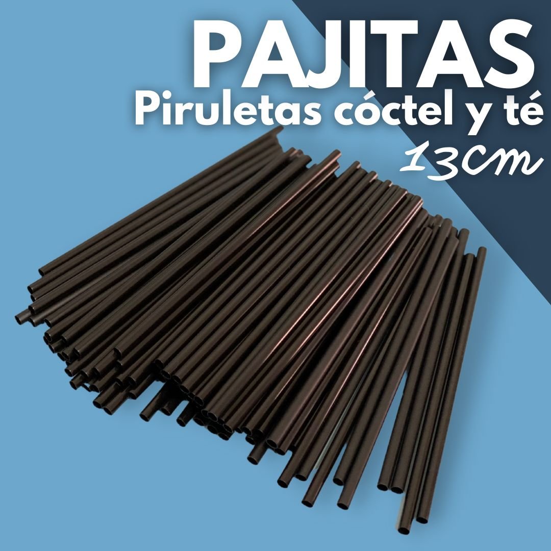 Pajitas para piruletas cóctel