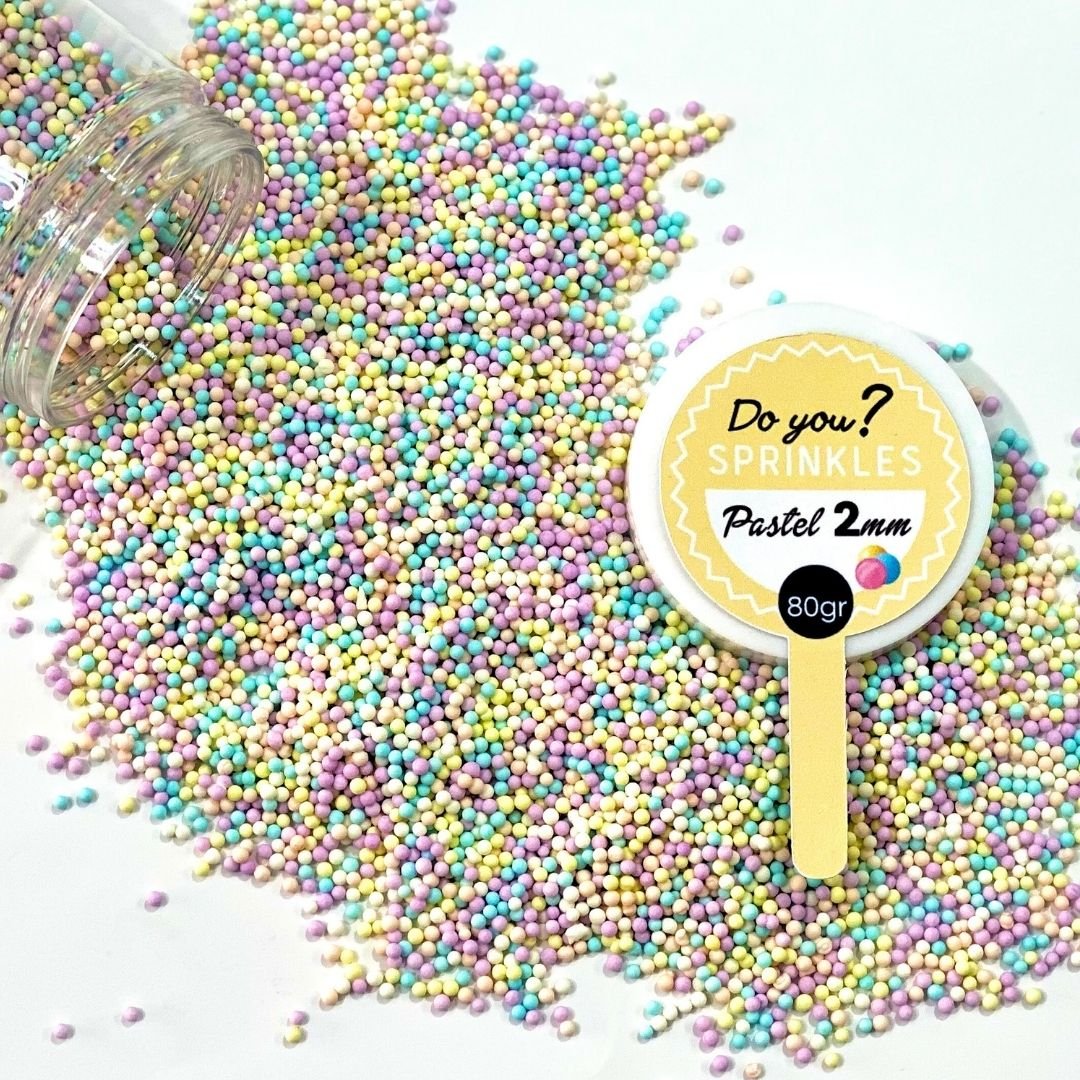 Perlas de azúcar pastel 2mm